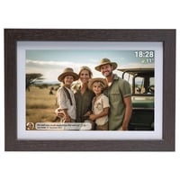 Denver PFF-1042DWMK2 Digitale fotolijst 10.1'' Houtkleur, 16 GB, USB-C, Wi-Fi