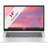 HP Chromebook 14a-nf0080nd (A12M0EA) 14" laptop Zilver | N200 | UHD Graphics | 8 GB | 128 GB UFS