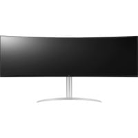 LG UltraWide 49WQ95C-W 49" Curved monitor Wit, 2x HDMI, 1x DisplayPort, 3x USB-A, 1x USB-C, 144 Hz