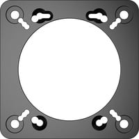 MOZA Multi-functionele Stalks Mount Adapter Zwart