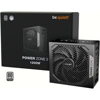 be quiet! be quiet! Power Zone 2             modulaire 1200 watt voeding  Zwart, 1x 12V-2x6, 3x PCIe