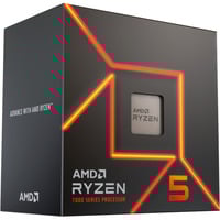 AMD Ryzen 5 7400, 3,7 GHz (4,7 GHz Turbo Boost) socket AM5 processor Unlocked, Boxed