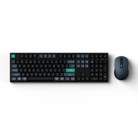 Keychron B36 Keyboard and BM25 Mouse Wireless Combo, desktopset Zwart, US lay-out, Scissor switches, ABS, USB-C | 2.4 GHz | Bluetooth, 400-2400 Dpi