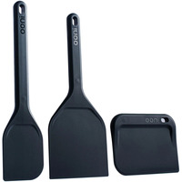 Ooni Deegaccessoires, set 3 stuks spatel Zwart