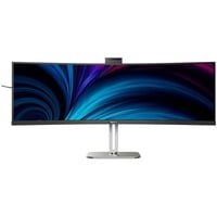 Philips 49B2U5900CH/00 48.8" Curved UltraWide monitor Zwart, 2x HDMI, 1x DisplayPort, RJ-45, Sound, Webcam