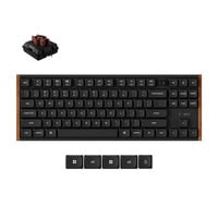 Keychron K1 Ultra 8K Wireless Custom Mechanical Keyboard Zwart, US lay-out (QWERTY), Keychron Milk POM Brown, 80% (TKL), RGB leds, LSA Double-shot PBT, USB-C | 2.4 GHz | Bluetooth 5.2