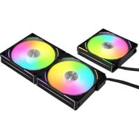 Lian Li UNI FAN AL120 V2 Triple Pack case fan Zwart, 4-pins PWM fan-connector, RGB leds