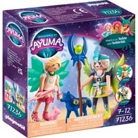 PLAYMOBIL Ayuma - Crystal en Moon Fairy met totemdieren Constructiespeelgoed 71236