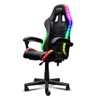 Trust GXT 704 Roniq Comfortabele Gamestoel  gamestoel Zwart, RGB, Tot 110 kg