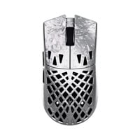 ATK Blazing Sky GHOST Hollow Carbon Fiber Wireless Gaming Mouse - Ultimate Zilver, 10 - 42.000 DPI, 8K, USB / 2.4GHz / Bluetooth