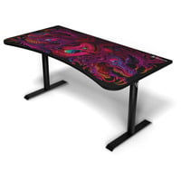 Arozzi Arena Gaming Desk - Crawling Chaos Zwart/donkerrood