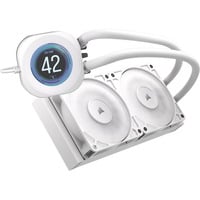 Corsair NAUTILUS 240 RS LCD CPU-vloeistofkoeler waterkoeling Wit