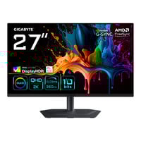 GIGABYTE MO27Q3 27" gaming monitor Zwart, 360 Hz, HDMI, DisplayPort, USB, AMD Free-Sync