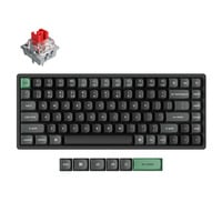 Keychron K2 Ultra 8K Wireless Custom Mechanical Keyboard Zwart, US lay-out (QWERTY), Keychron Apex Red, 75%, RGB leds, OSA Double-shot PBT, USB-C | 2.4 GHz | Bluetooth 5.2