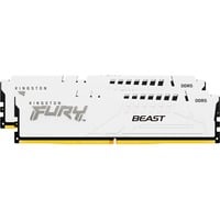 Kingston FURY 32 GB DDR5-6400 Kit werkgeheugen Wit, KF564C32BWEK2-32, Fury Beast, XMP, EXPO