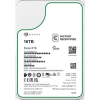 Seagate Exos X16 16 TB Refurbished  harde schijf SATA 6 Gb/s, 3,5"
