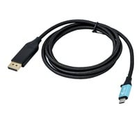 i-tec USB-C naar DisplayPort kabel Zwart, 2 meter, 4K 60 Hz