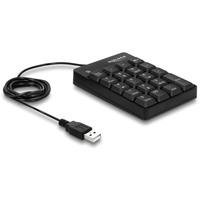 DeLOCK USB Keypad 19 keys black Zwart