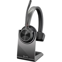 Happy People Poly Voyager 4310 UC mono headset on-ear  Incl. BT700 USB-A-adapter + oplaadstandaard