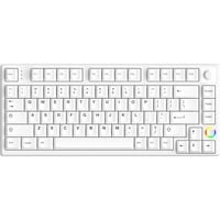 HelloGanss HS75T White RGB mechanisch toetsenbord Wit, US lay-out (QWERTY), TTC-Switches, 75%, RGB leds, PBT Doubleshot keycaps, hot swap, 2,4 GHz | Bluetooth | USB-C