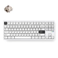 MCHOSE GX87 Ultra: White Electrophoresis Vintage White Aluminum Custom Mechanical toetsenbord Wit, KTT Vintage White, RGB, Hot swap, Double-Shot PBT, draadloos | Bluetooth | USB-C
