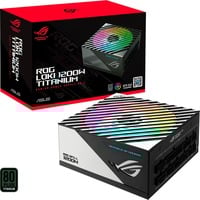 ASUS ROG Loki SFX-L Titanium modulaire 1200 watt voeding  Wit, 1x 12V-2x6, 4x PCIe