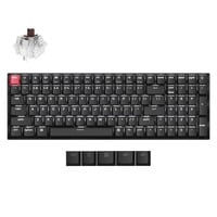 Keychron K4X-A3 mechanisch toetsenbord Zwart, US lay-out (QWERTY), Keychron Super Brown, 96%, White leds, Cherry Double-shot PBT Keycaps, Bluetooth | USB-C