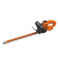 BLACK+DECKER Heggenschaar BEHTS301  Oranje/zwart, Met extra zaagblad voor verhoogde snoeicapaciteit