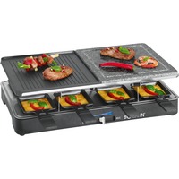 Bomann RG 2279 CB 2-in-1 Raclette-Grill gourmetstel Antraciet
