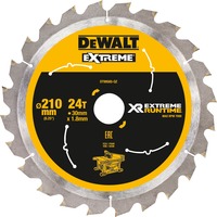 DEWALT Cirkelzaagblad DT99565, 210mm / 30mm 24 tanden, voor stationaire cirkelzaag