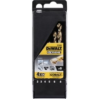 DEWALT HSS INDUSTRIAL COBALT 6-delige set boorset