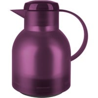 Emsa SAMBA Isoleerkan Aubergine, 1 Liter, Quick Press Sluiting