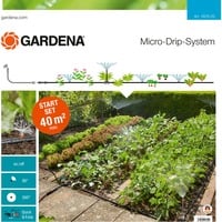 GARDENA MDS Startset voor bloembedden en moestuinen druppelsysteem Zwart, 13015-20