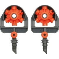 GARDENA Multi 6-sproeikop Oranje/grijs, 1396-20, 2 stuks