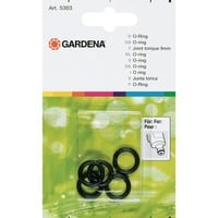 GARDENA O-ringen 9 mm afdichting Zwart, 5303-20, 5 stuks
