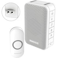 Honeywell DC313NP2 Draadloze, plug-in deurbel Wit