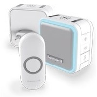 Honeywell DC515NHGP2 Draadloze, draagbare deurbel Wit, slaapstand, nachtlicht en drukknop