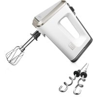 Krups Handmixer 3 Mix 9000 GN 9001 Wit/roestvrij staal