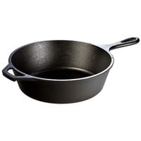 Lodge Koekenpan L8DSK3 diep, met handvat bak-/braadpan Zwart, Ø 26cm