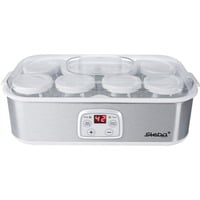 Steba JM 3 yoghurtmaker Roestvrij staal/wit