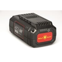 WOLF-Garten LYCOS 40/500 A 5.0 Ah oplaadbare batterij Zwart/rood