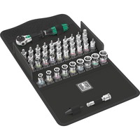 Wera 8100 SA All-in Zyklop Speed-ratelset, 42-delig gereedschapsset Zwart/groen, 1/4"-aandrijving, met vasthoudfunctie, metrisch