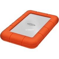 LaCie Rugged Mini, 2 TB externe harde schijf Zilver/oranje, USB 3.0