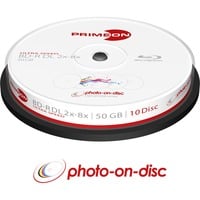 PRIMEON BD-R DL 50 GB 8x blu-ray media 10 stuks