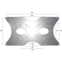 Neomounts FPMA-VESA400 adapter Zilver, tot 35 kg, Retail