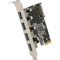 DeLOCK PCIe x1 naar 4x externe USB-A 3.2 Gen 1 usb-controller Retail