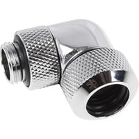 Alphacool Eiszapfen 13mm HardTube compressiefitting 90° draaibaar verbinding Chroom