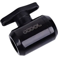 Alphacool Eiszapfen 2-way Kogelkraan kraanstuk Zwart