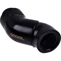 Alphacool Eiszapfen Angled Adaptor Double-45 graden aansluiting Zwart