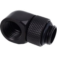 Alphacool Eiszapfen L-connector rotatable G1/4 AG to G1/4 IG aansluiting Zwart